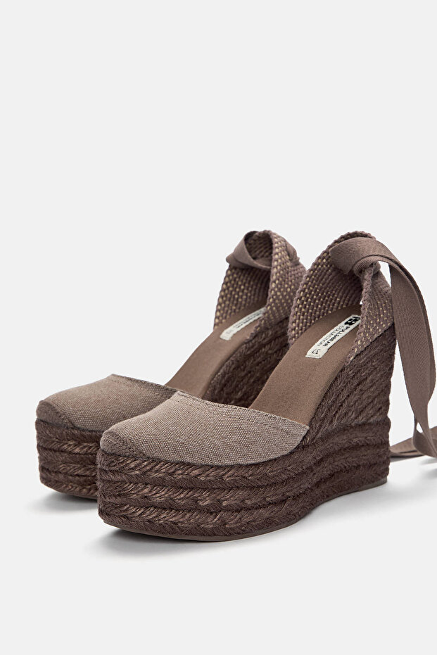 Dolgu topuk espadril - 4