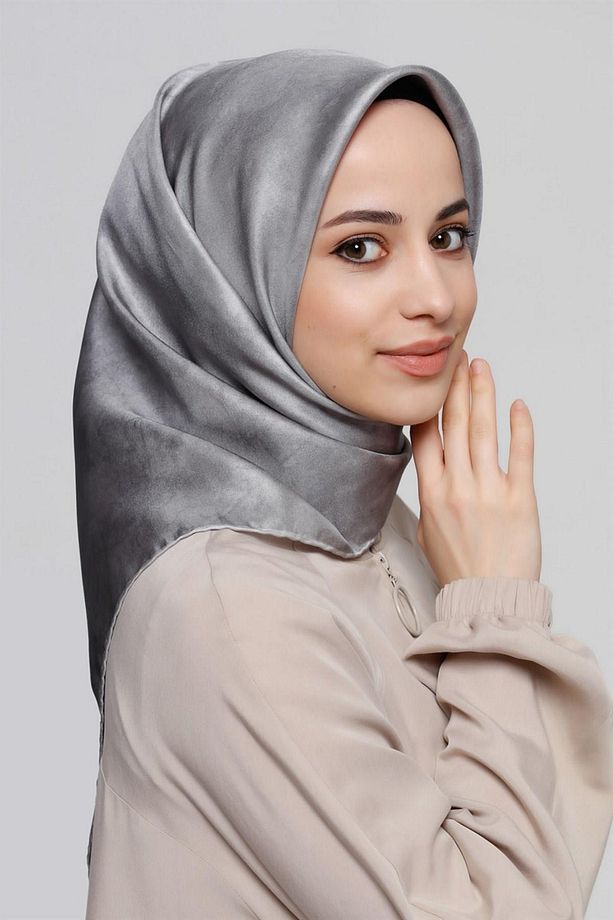 Nostalji Serisi Twill İpek Eşarp 8333D-08 - 2