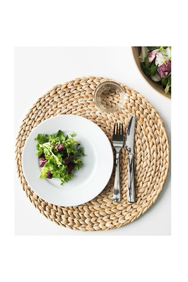 Amerikan Servis Hasır Supla Örme Bambu 1 Adet 30*30 Cm - 3
