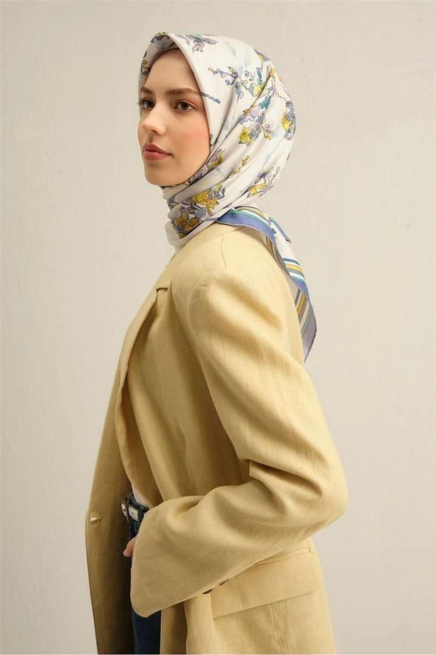 ARMİNE TWİLL İPEK EŞARP 2025 YAZ SEZONU 9316D02-83 - 1