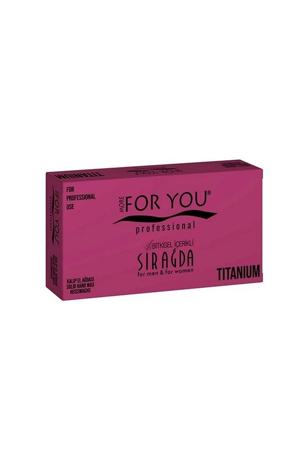 Bitkisel Kalıp Sir Ağda Titantum ( Pembe) 500 ml - 1