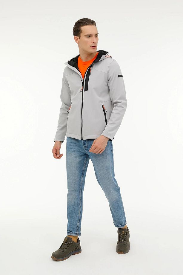 ml New Trend 1gt17 3pr Erkek Softshell Mont Kapşonlu - 3