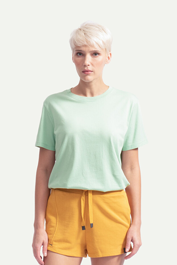 Unisex Regular Fit Basic T-Shirt - Mint - 6
