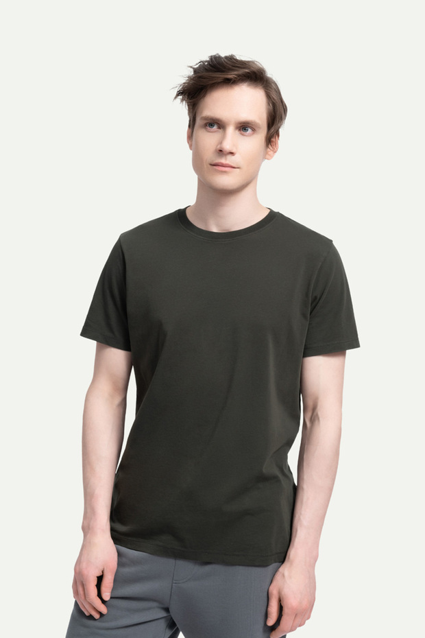 Unisex Regular Fit Basic T-Shirt - Asphalt - 2