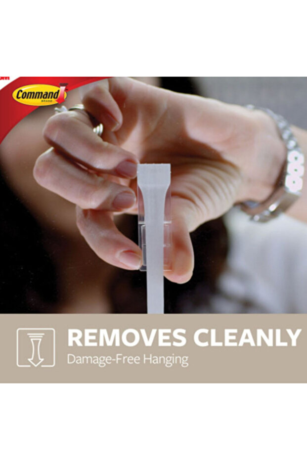 Traditional Damage-Free Hanging Self Adhesive Plastic Hook Large - 5