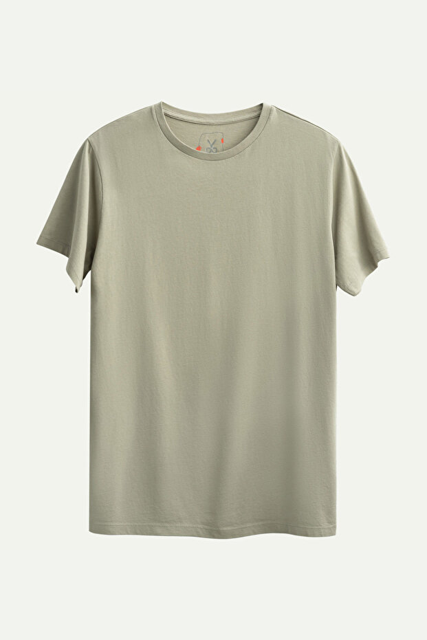 Unisex Regular Fit Basic T-Shirt - Concrete - 1