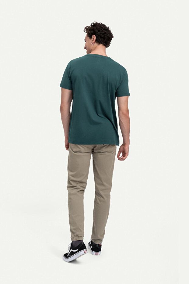 Unisex Regular Fit Basic T-Shirt - Ocean - 4