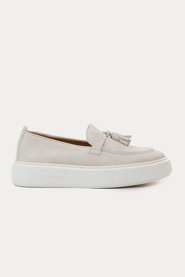 Sofia Püsküllü Süet Loafer Ayakkabı - 1