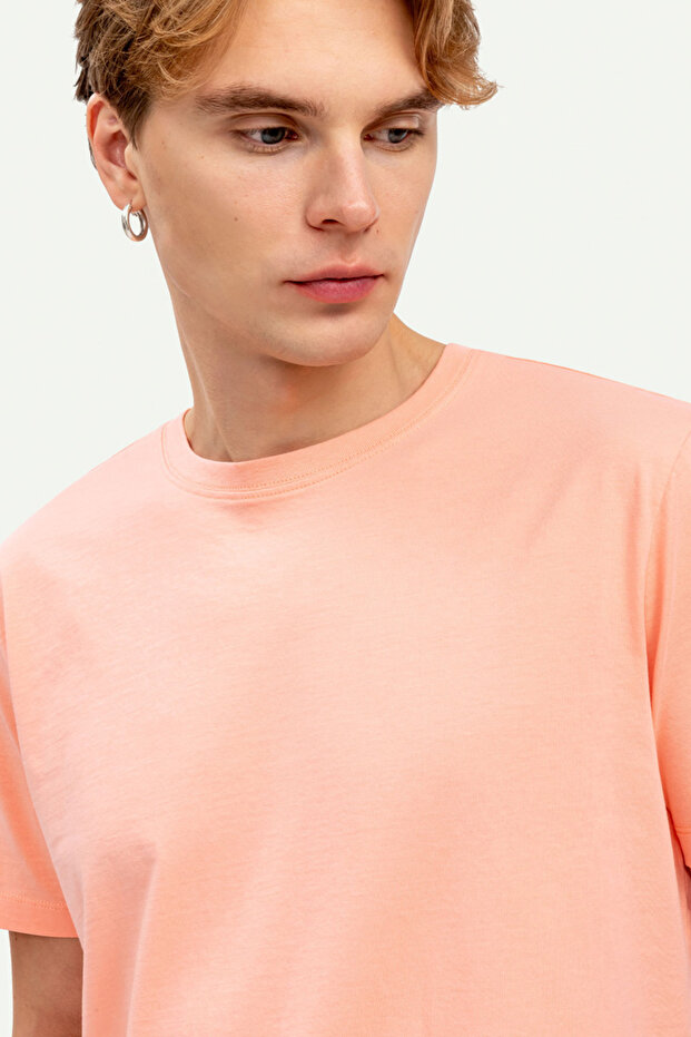 Unisex Regular Fit Basic T-Shirt - Canyon - 3