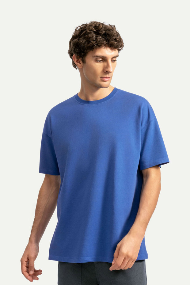 Unisex Oversize/ Relax Fit Basic T-Shirt - Comet - 3