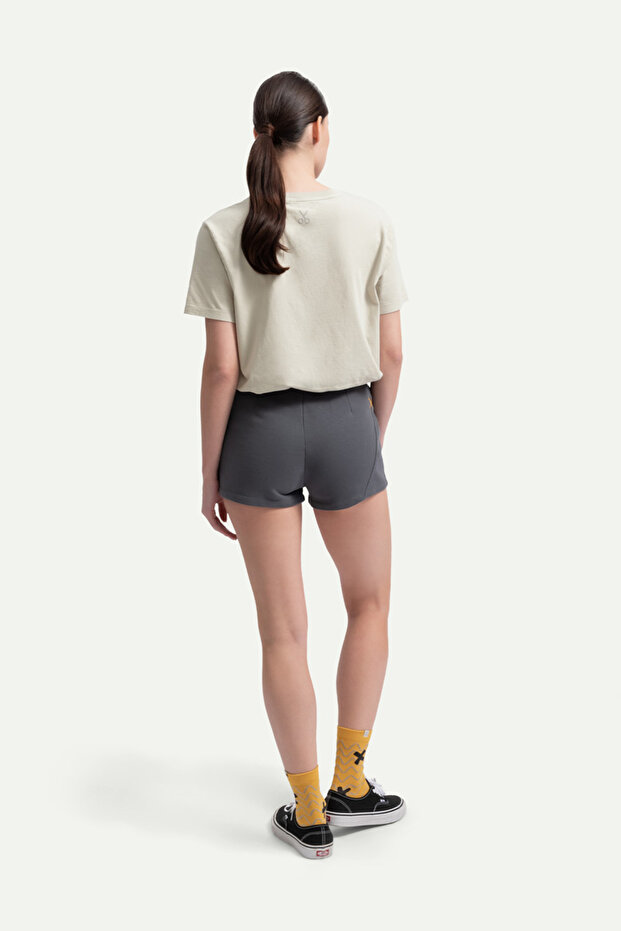 Unisex Regular Fit Basic T-Shirt - Bone - 7