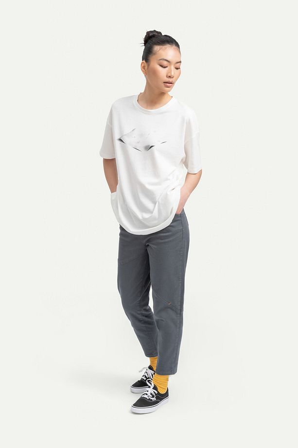 Unisex Oversize Tasarım T-Shirt - Paper Ground - 5