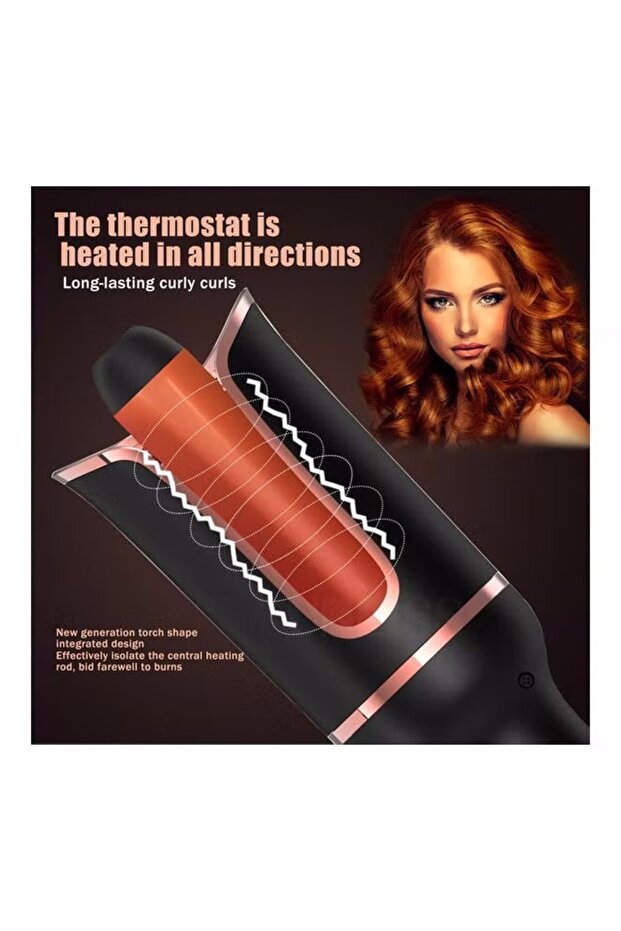 Automatic Curling Iron, Large Curls, 4 Temperature Settings & Time Reminder - 4