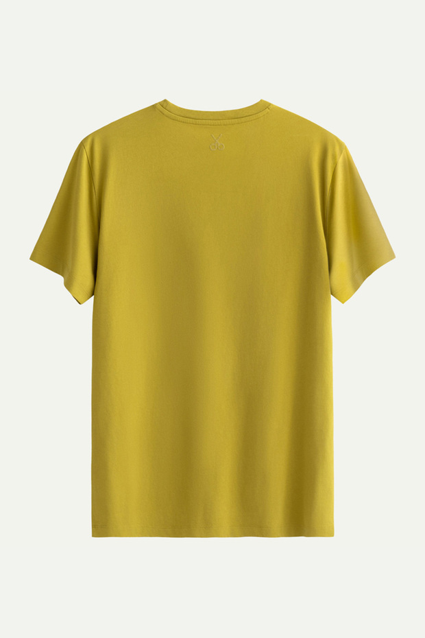 Unisex Regular Fit Basic T-Shirt - Moss - 2