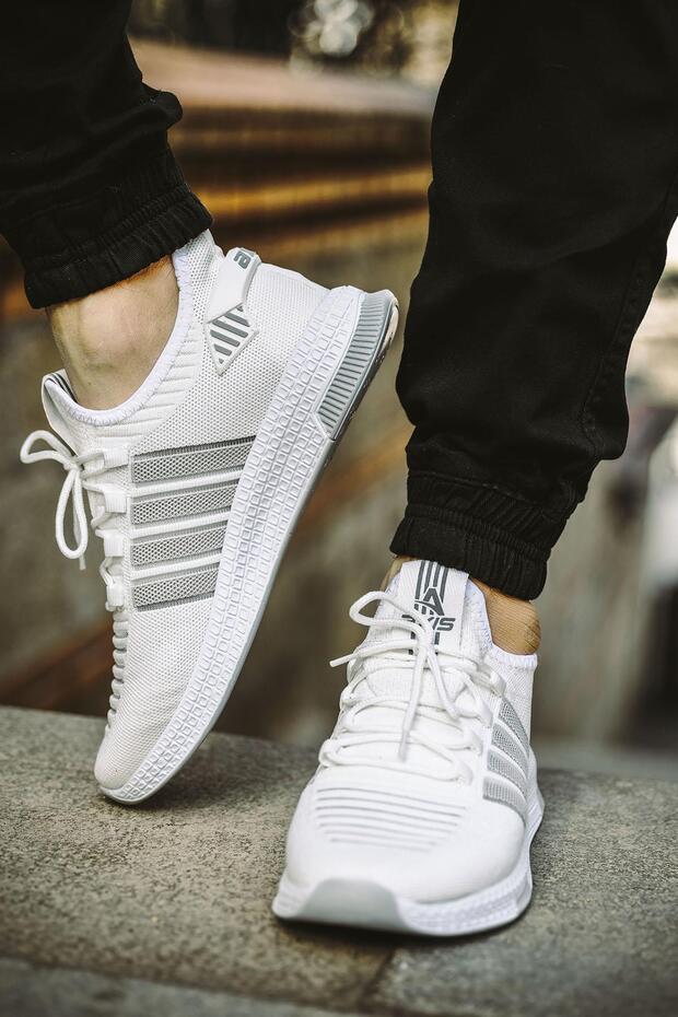Ald Şerit Detaylı Kalın Taban Erkek Sneaker - 4