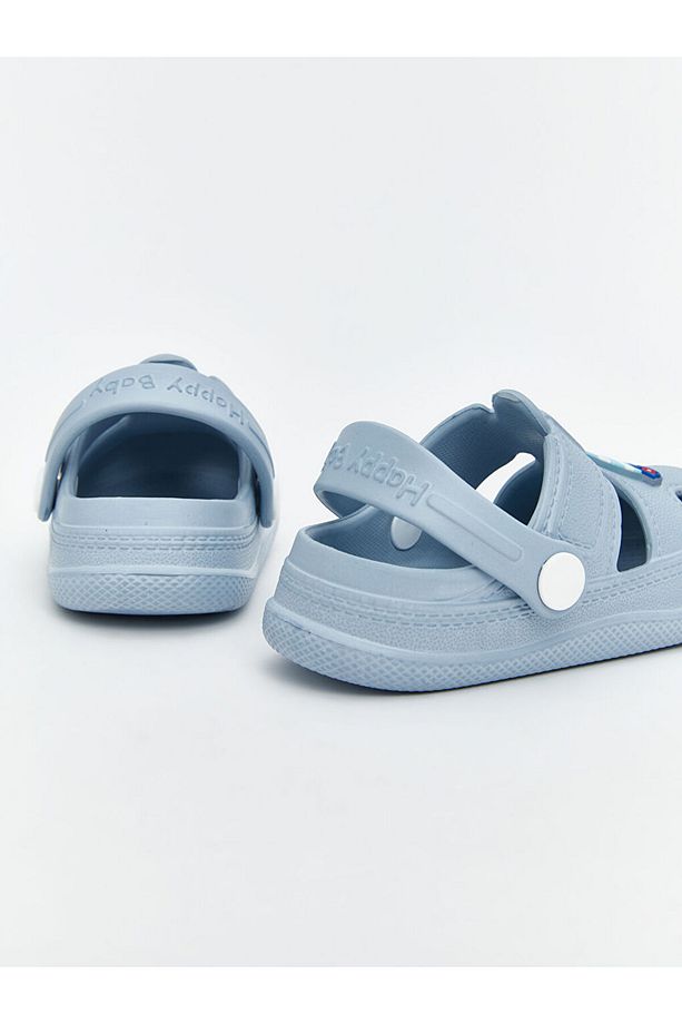 LCW STEPS Mavi Baskılı Erkek Bebek Sandalet - 5