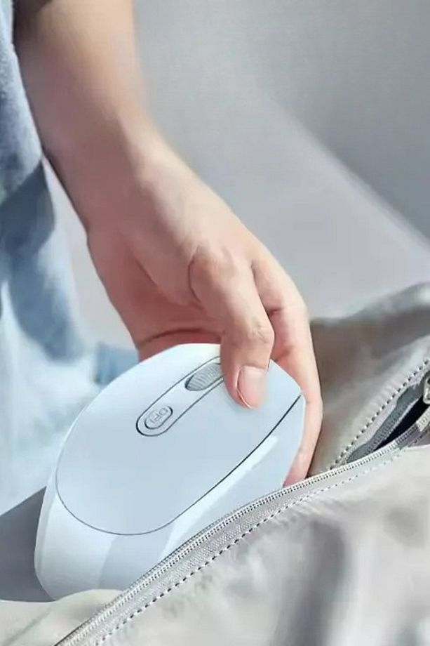 Ap-332 2in1 Bluetooth Ve 2.4ghz Şarjlı Type-c Girişli Mavi Bluetooth Kablosuz Mouse - 6
