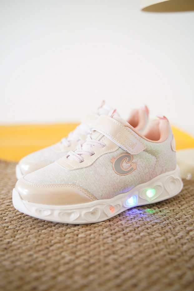Yuki Velcro Girls' Sneaker Sports Shoes