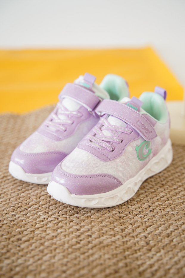 Yuki Velcro Girls' Sneaker Sports Shoes