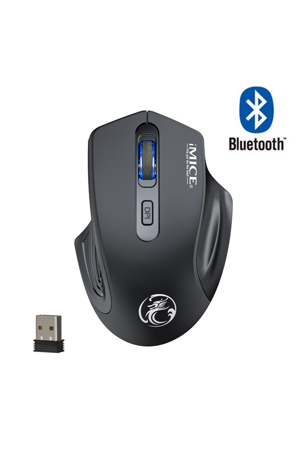 ماوس بلوتوث فأرة كمبيوتر قابلة لإعادة الشحن فأرة ألعاب لاسلكية فأرة لاسلكية فأرة بلوتوث من إيرجون - 1