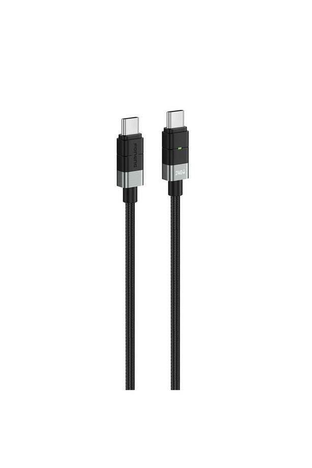 Xs03 60w Type-c Den Type-c Ye Şarj Ve Data Kablosu Ip Örgülü - 1