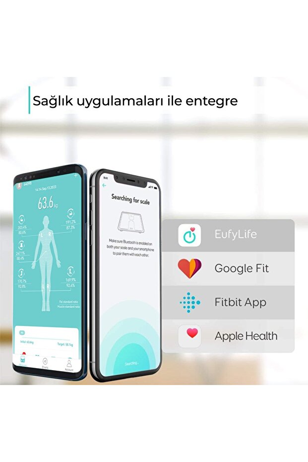 Fitsmart Bluetooth Yağ Ölçer Akıllı Baskül - 6