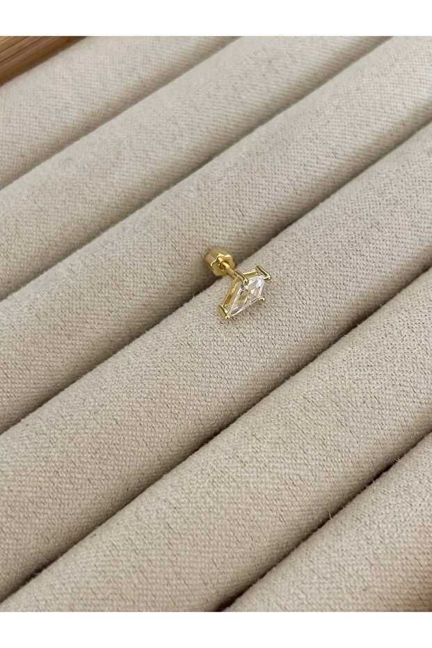 Dört Köşeli Dikdörtgen Piercing - 1