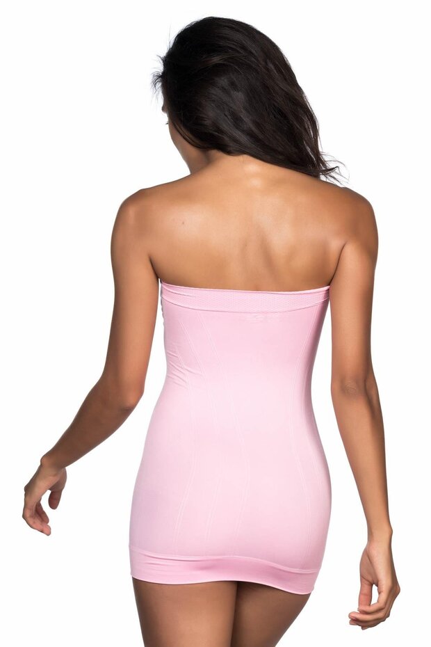 PEMBE MI 5005 Soft Desenli Straplez Atlet - 3