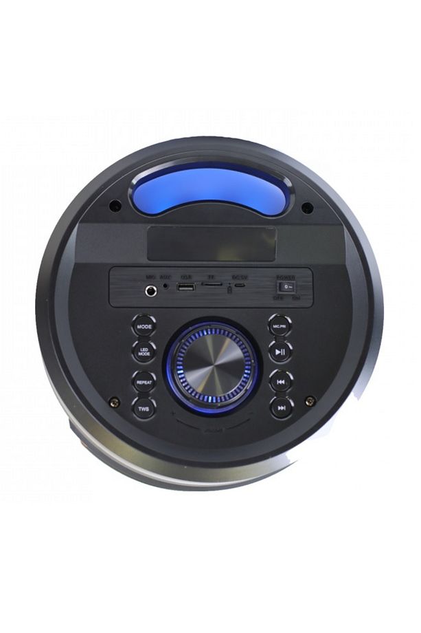 2X8 İNÇ BÜYÜK BOY TEKERLEKLİ BLUETOOTH SPEAKER ŞARJLI KABLOSUZ MİKROFONLU HOPARLÖR - 4