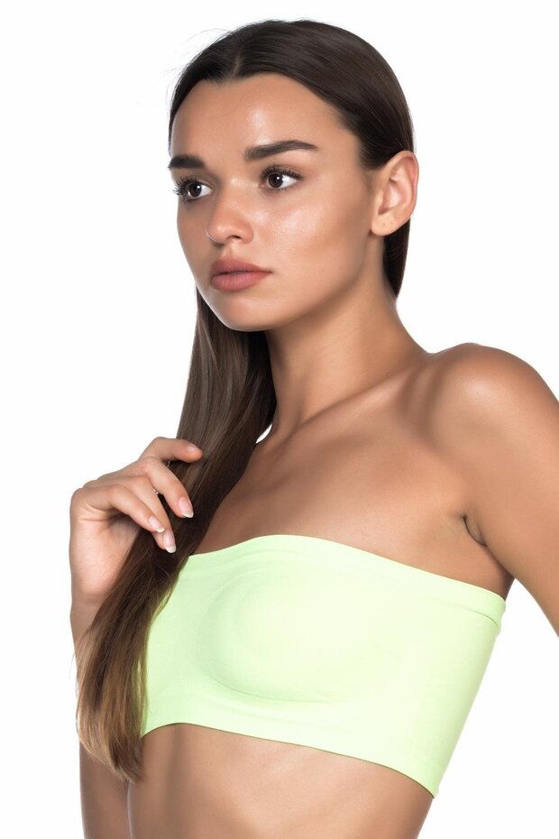 Green Mi 4002 Soft Strapless Bustier - 2