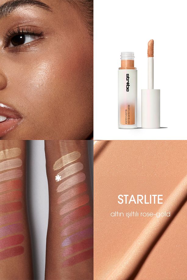 Strobe Beam Işıltılı Çok Amaçlı Likit Allık - Starlite 4.3 ml - 3