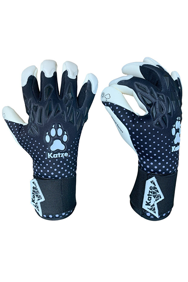 Eagle Kaleci Eldiveni Siyah Beyaz - 5