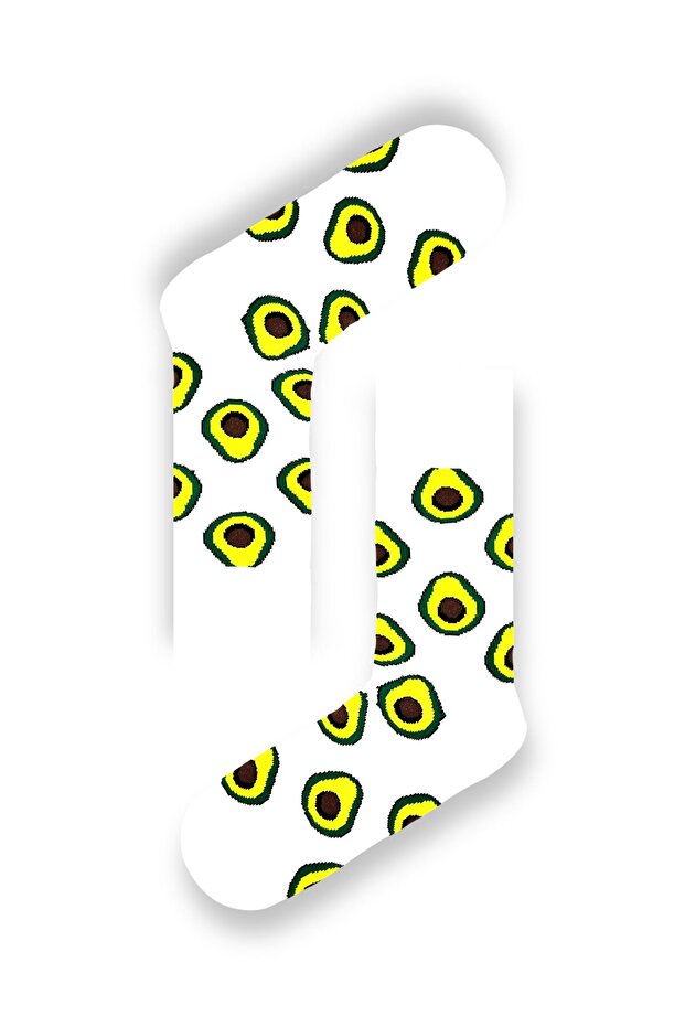 Set of 6 Patterned and Solid Color Socks - 6