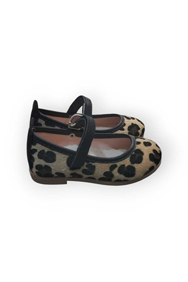 Girl's Leopard Ballet Flats