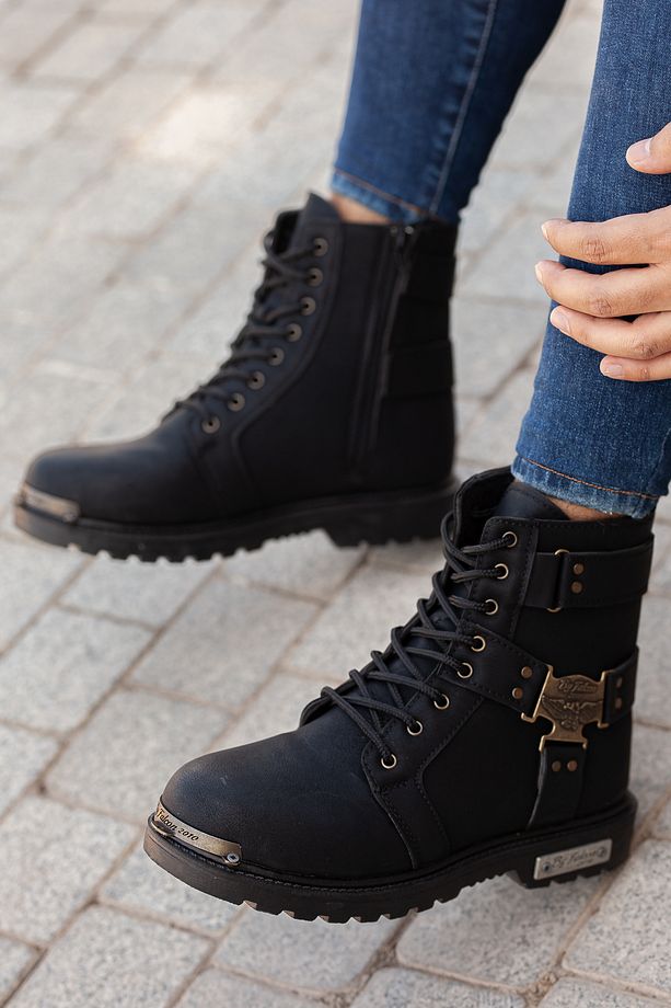 D218 Unisex Kışlık Kar Botu - 5