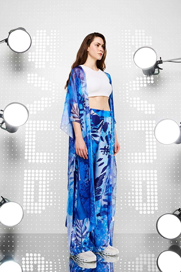 Kadin Mavi Pareo 15357 - 2