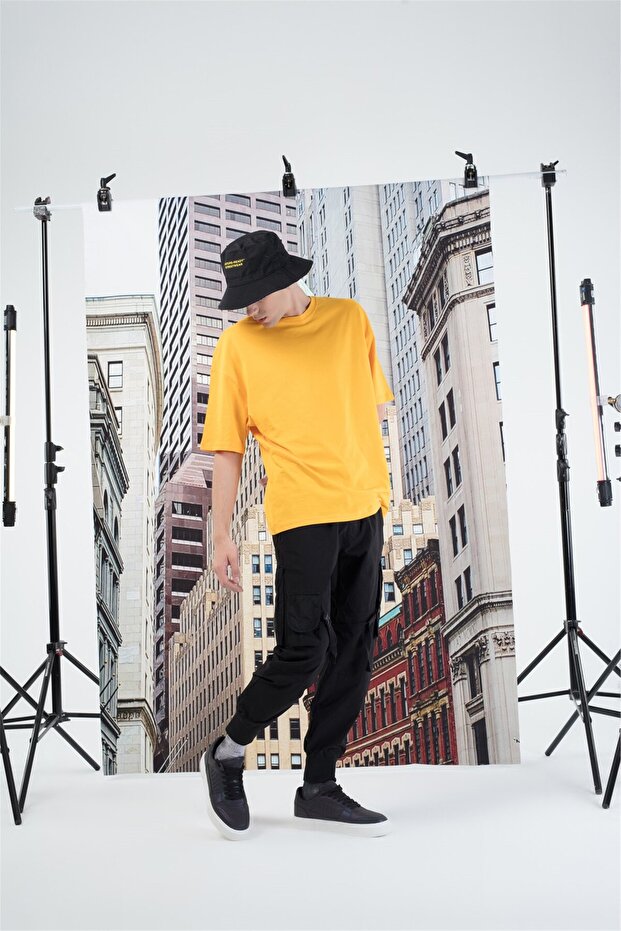 Basic Men's Tshirt Yellow - 3