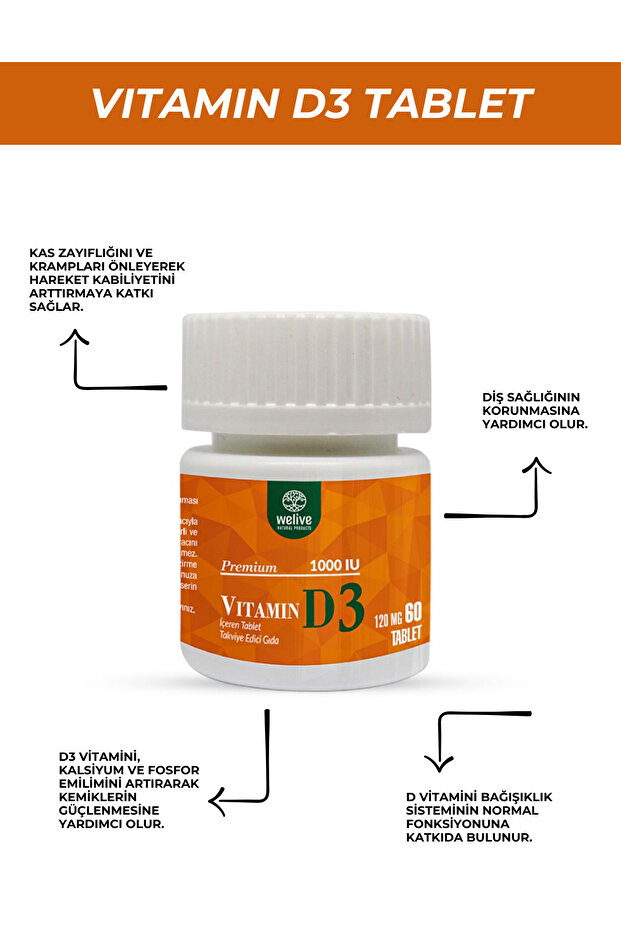 D3 Tablet 60 Tab - 1