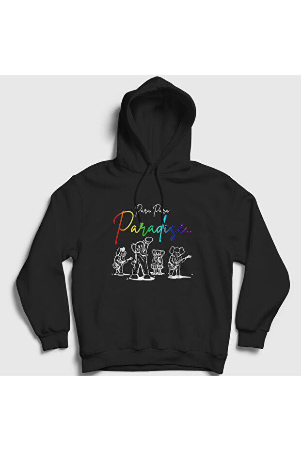 Unisex Black Paradise Coldplay Hooded Sweatshirt 471343 Tt