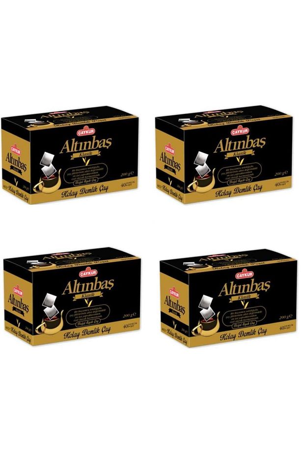 Altınbaş Demlik Poşet Çay Sade 40*5gr 200gr 4 Paket - 1