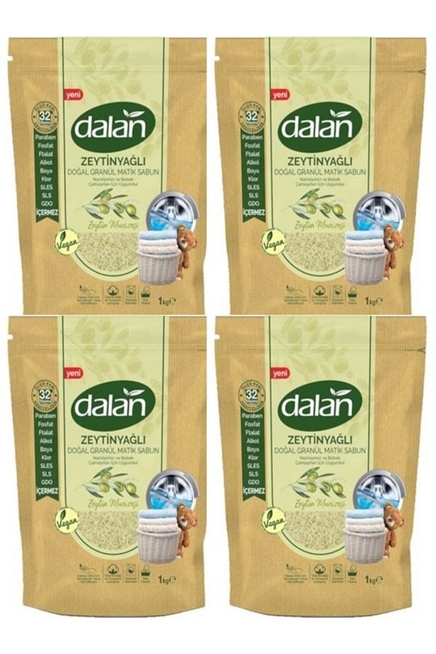 Granül Zeytinyağlı Sabun 1000 gr 4 Adet - 2