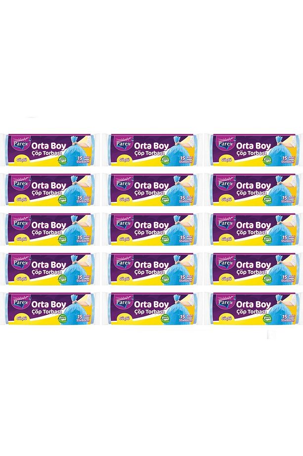 Güçlü Çöp Torbası Orta Boy 15 Adet - 1