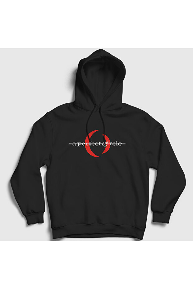 Unisex Black Logo a Perfect Circle Hooded Sweatshirt 453420Tt