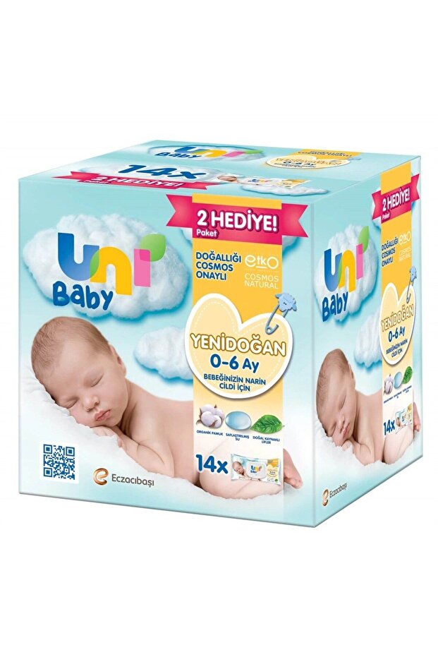 Newborn Wet Wipes 40Pcs 14 Pieces
