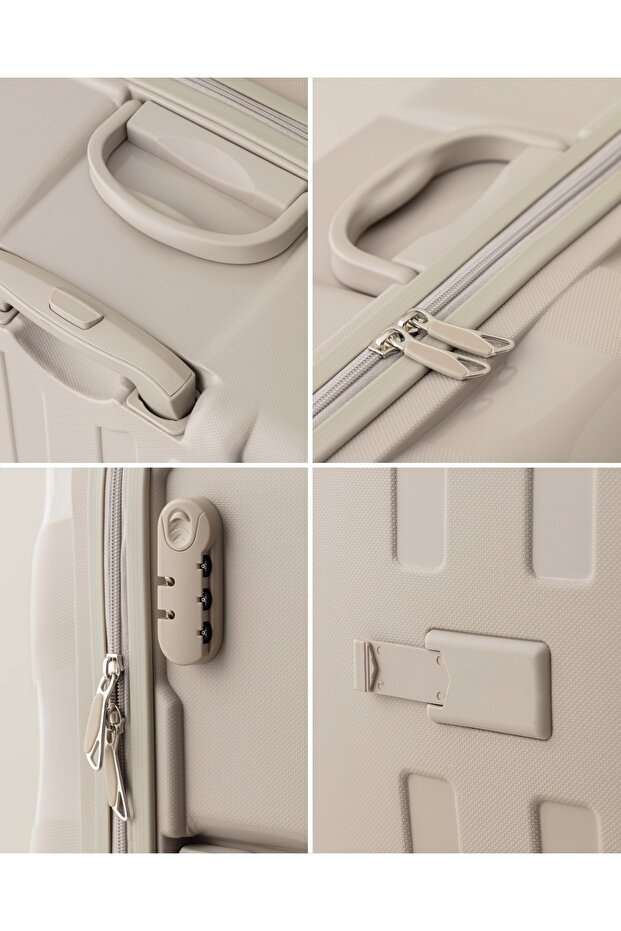 Huitre Valiz/bavul - Bej - Kabin Boy - 5
