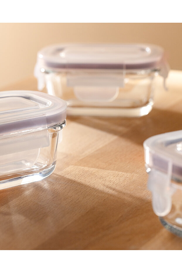 حاوية تخزين مستطيلة صغيرة سعة 120 مل من مارلي مكونة من 3 قطع - 2