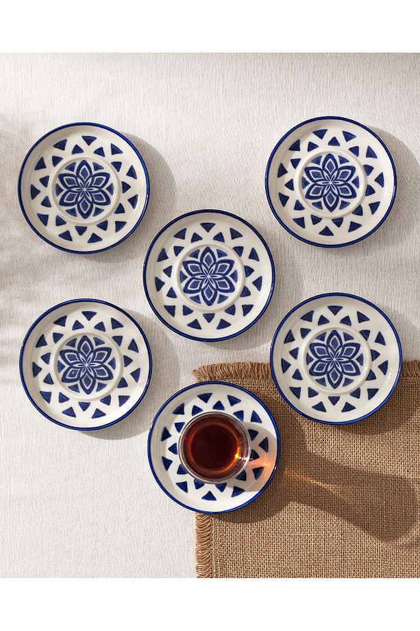 Grande Triangle 6'lı Çay Tabağı Seti - 3
