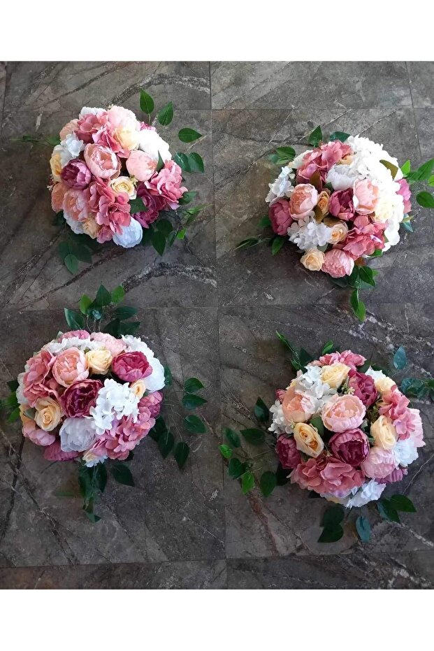 4 قطع زهور الطاولة - 1