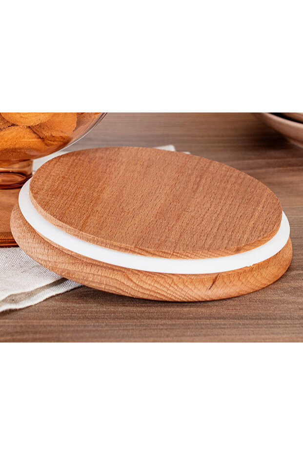 Marion Ahşap Kapaklı Saklama Kabı 1600ml - 3