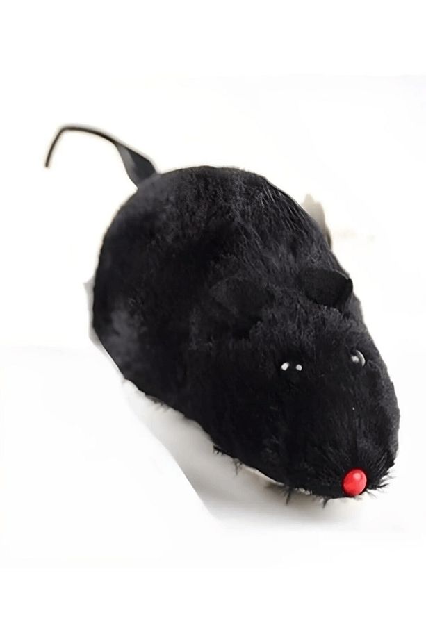 Kurmalı Fare Kedi Oyuncağı Peluş Yaratıcı Oyuncak 1 Adet - 3
